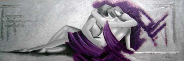 pareja-enamorada-violeta-gris-y-plata
