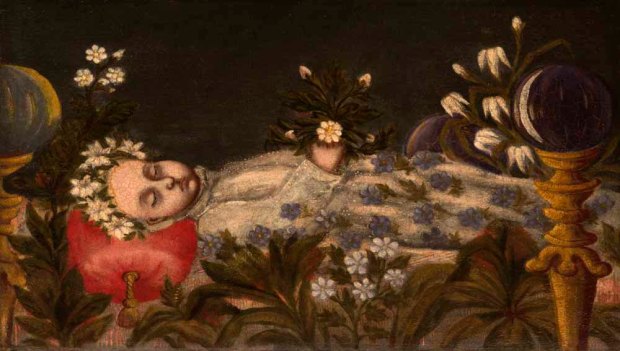 niño amortajado