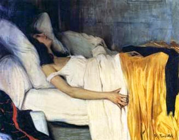 Santiago Rusiñol. 1894-la-morfina