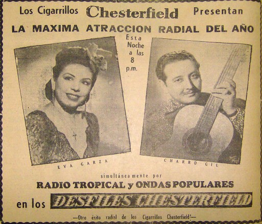 1944 junio 23 Eva Garza y Charro Gil 1944 junio.