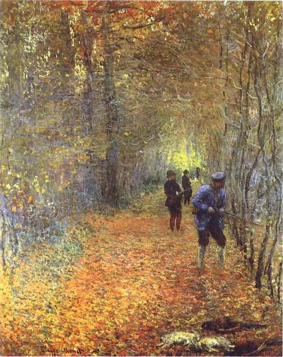 monet.hojas de otoño