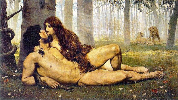 adan-y-evaPrimer-beso-Salvador-Viniegra