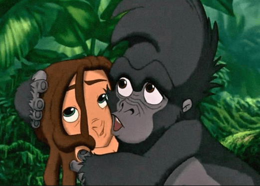 monos-en-caricatura-de-disney